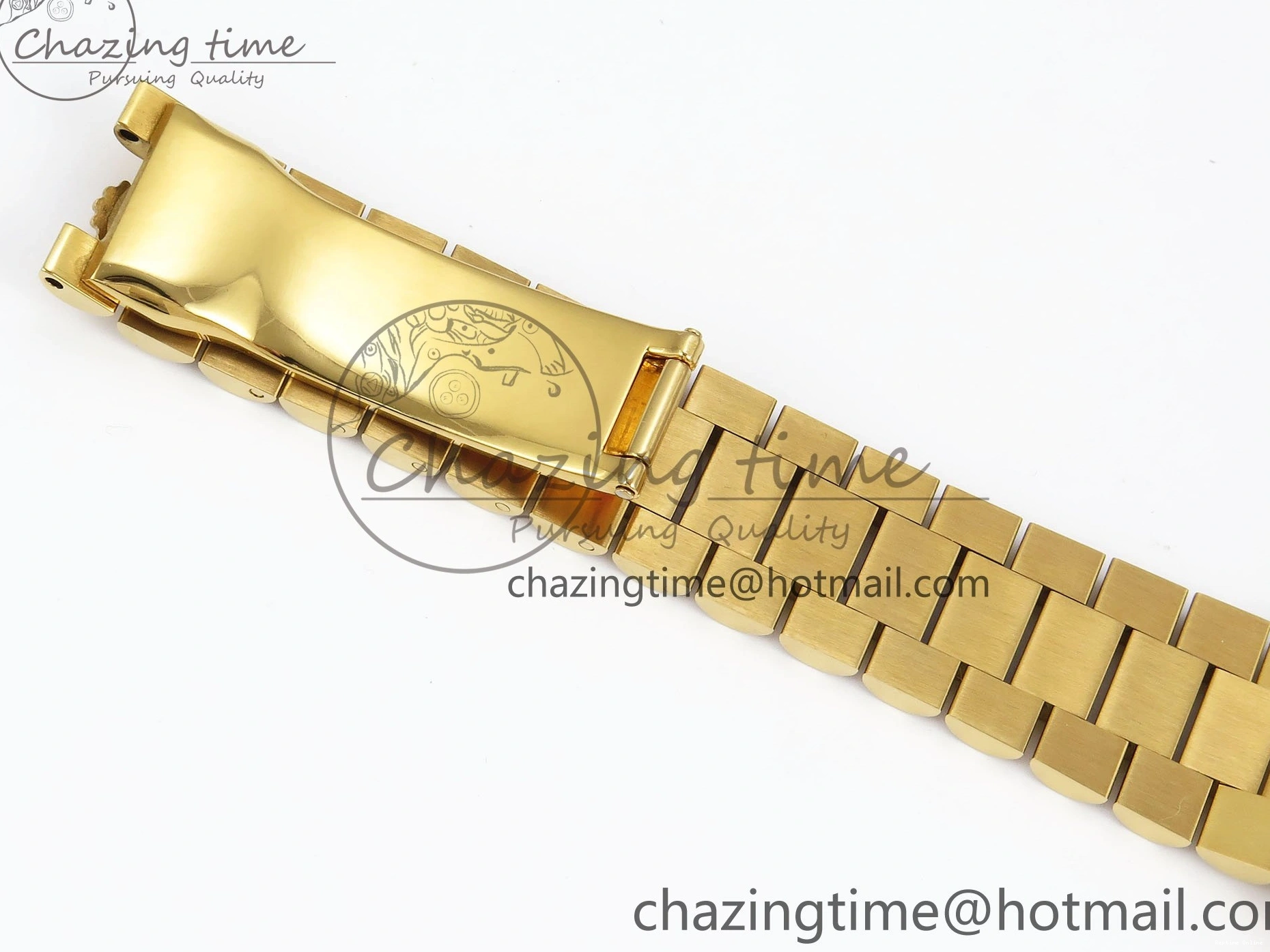 0121 StreetReady Day Date 36 YG TWSF Best Edition YG Diamonds Dial on YG Bracelet A 1616